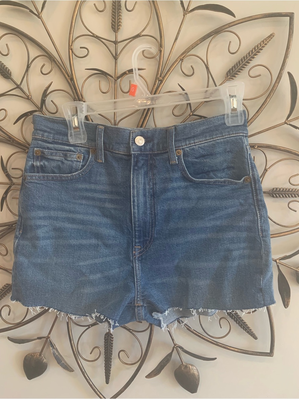 Polo Ralph Lauren Classic High-Rise  Blue Denim Shorts